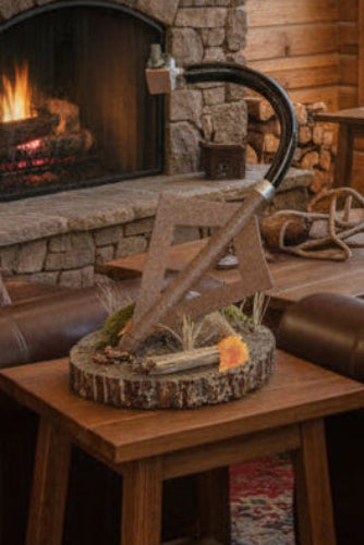 Table top european mount display.